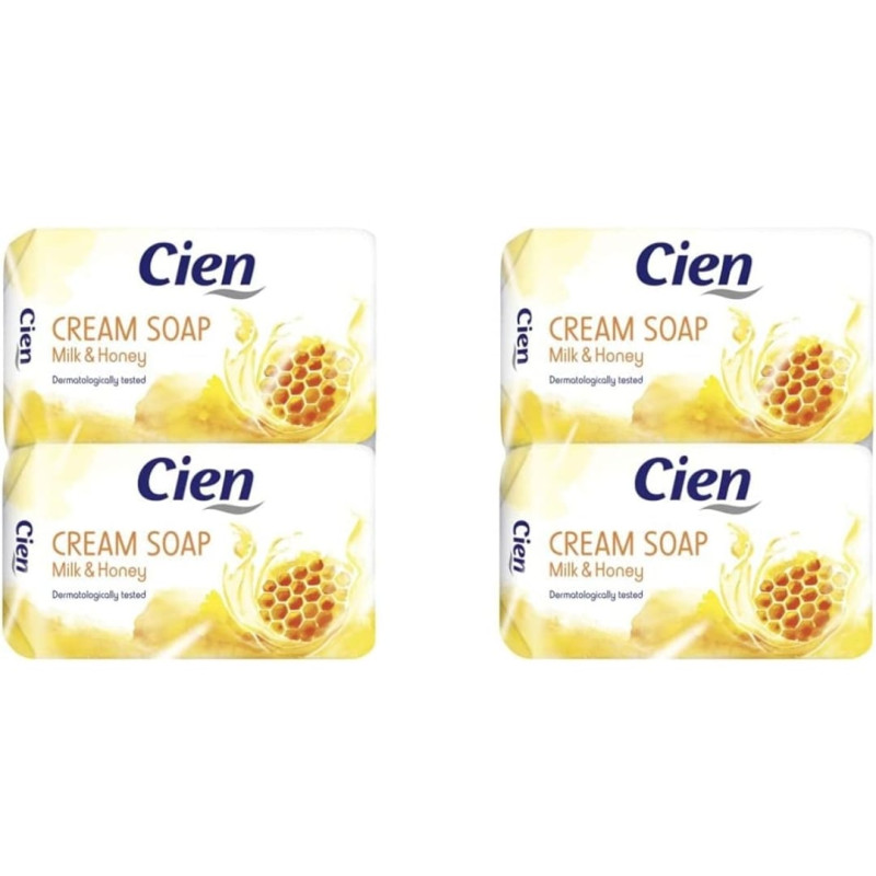 CIEN - Savon de toilette au lait et miel x2