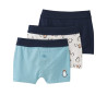 TOPOMINI - 3 boxer bébé à motif pingouin -  turquoise / crème 86/92 (18-24 mois)