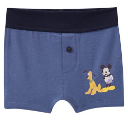 TOPOMINI - Lot de 2 boxer Mickey Mouse avec imprimé bleu foncé / blanc  86/92 (18-24 mois )