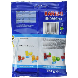 Haribo - Milchbaeren-oursons au lait 160 g