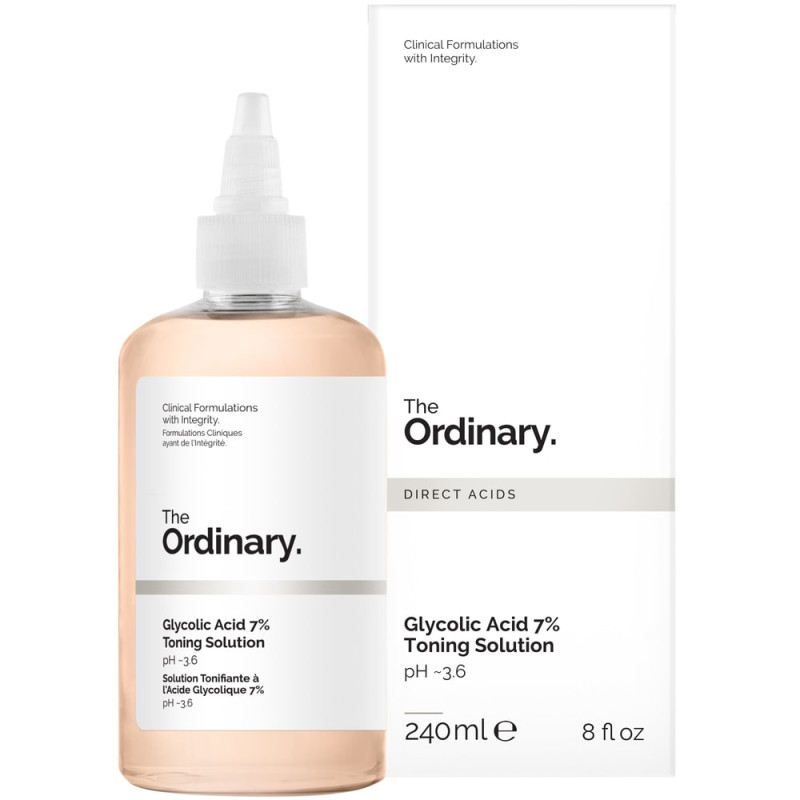 THE ORDINARY – Solution Tonifiante à l’Acide Glycolique 7%, 240ml