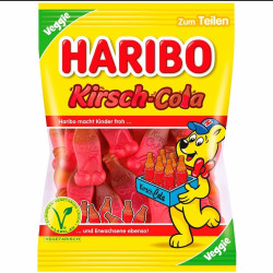 HARIBO - Kirsch-cola - Gomme aux fruits au goût de cola 175g