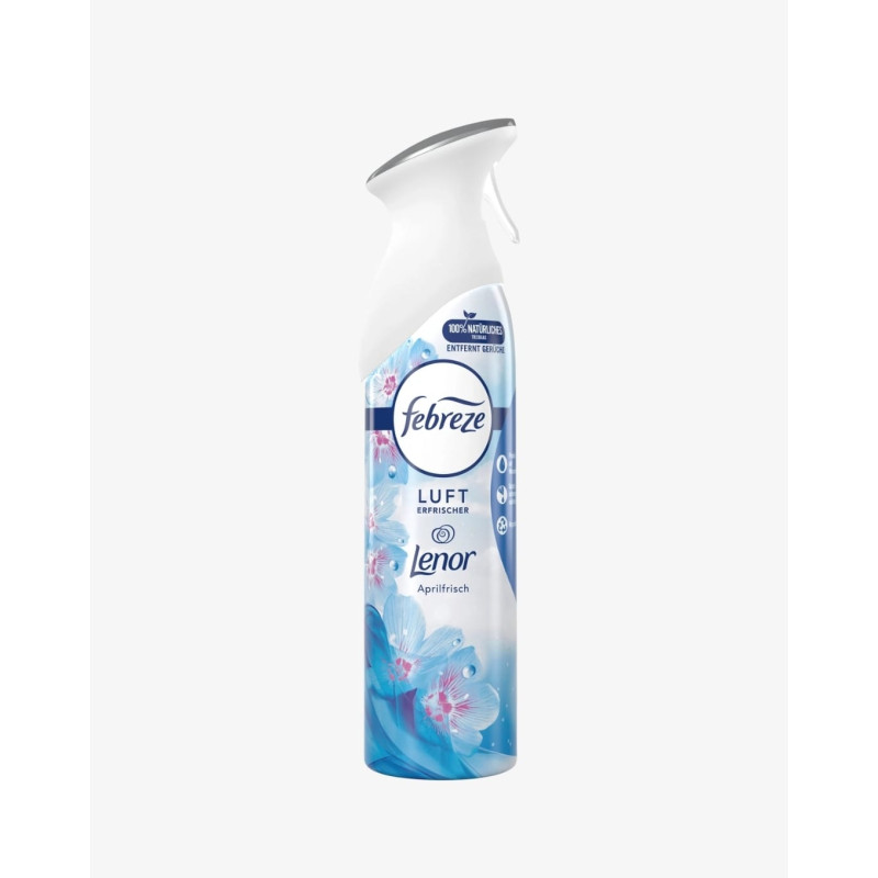 FEBREZE - Spray désodorisant -Lenor Fraîcheur d'Avril, 300 ml