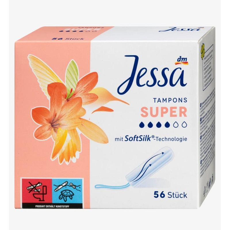 JESSA - Tampons Super, 56 St- Flux moyen