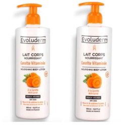 EVOLUDERM - Lait Corps Nourrissant Carotte Vitaminée 500 ml