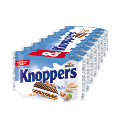 KNOPPERS Gaufrette fourrée au lait et à la pâte de noisettes -Knoppers Classics 8 X 25g