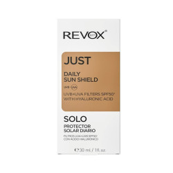 Revox B77 Just Daily Sun Shield Uva+Uvb Filters SPF50+ With Hyaluronic Acid (30ml)