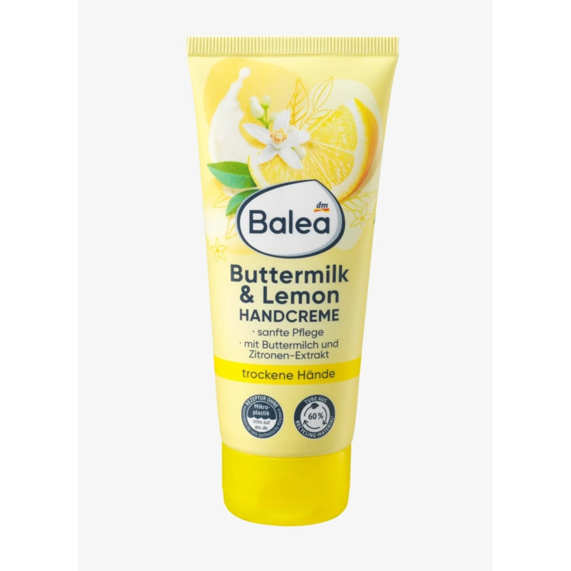 Balea - Crème pour les mains babeurre et citron 100 ml