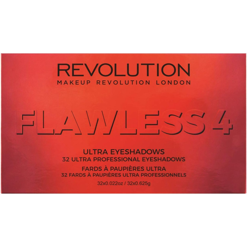 Makeup Revolution London - Ultra 32 Palette d'ombres à paupières - Flawless 4, 700 g