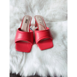 Primark - Mules rouge 37