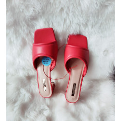 Primark - Mules rouge 37