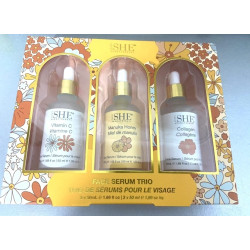 OM SHE AROMATHERAPY - Face serum trio 3x30 ml