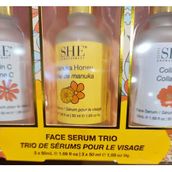 OM SHE AROMATHERAPY - Face serum trio 3x30 ml