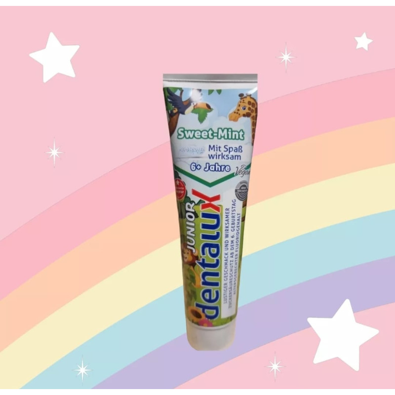 DENTALUX  Junior "Sweet Mint" Dentifrice pour enfants, à partir de 6 ans, 100 ml