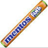 MENTOS - Fanta Orange rouleau, bonbons à mâcher, dragées, rouleau 5 X 37,5g