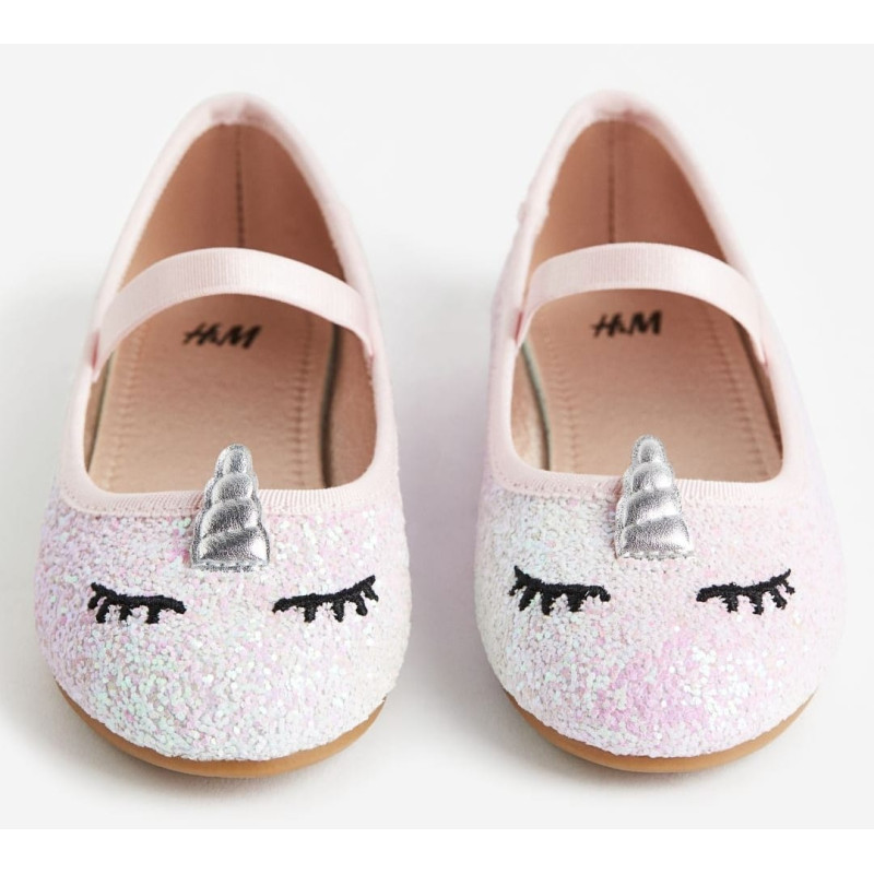 H&M - Ballerines avec application- Licorne 28