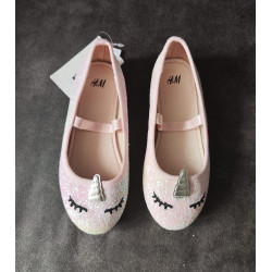 H&M - Ballerines avec application- Licorne 28