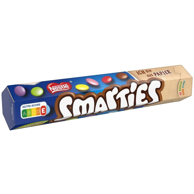 NESTLÉ - Smarties 130g Lentilles de chocolat (65% de chocolat au lait) enrobées de sucre