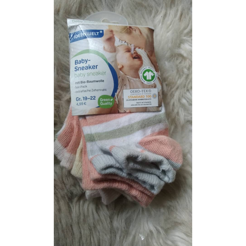 Ideenwelt - Lot de 5 chausettes bébé 19-22