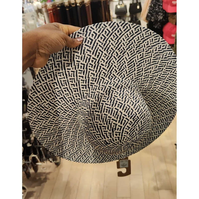 Primark - Chapeau large bord bleu