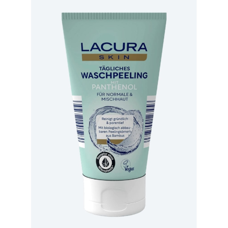 Lacura SKIN - Gommage nettoyant quotidien au panthénol 150 ml