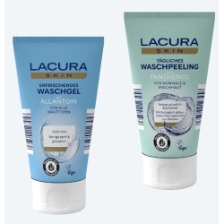 Lacura SKIN - Gommage nettoyant quotidien au panthénol 150 ml