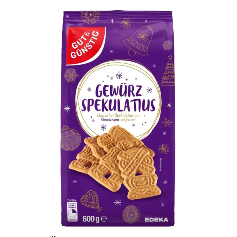 Gut & Günstig - spéculoos aux épices 600 g