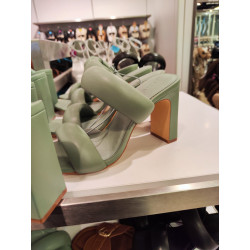 PRIMARK - Mules matelassée verte 41