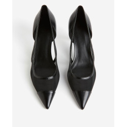 H&M - Escarpin en mesh noire 38