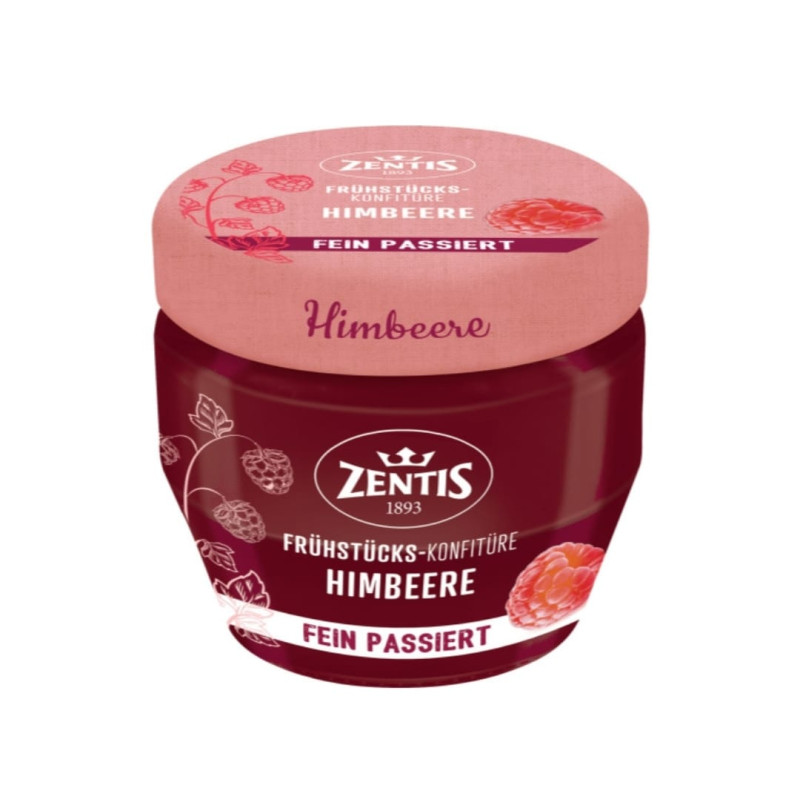 Zentis - confiture framboises fin 230 g