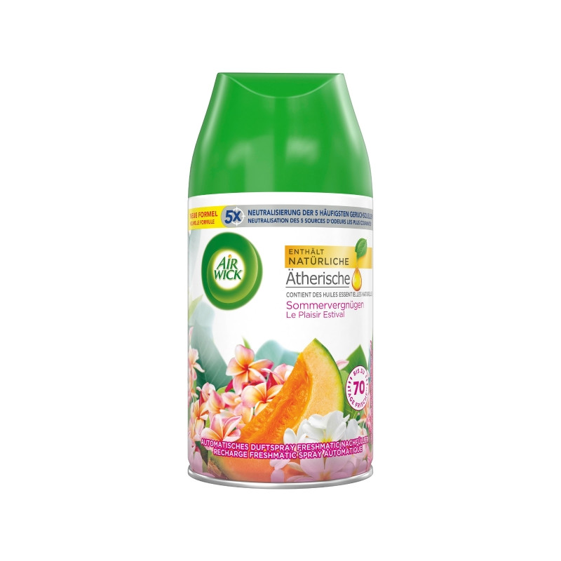 AIR WICK - Recharge désodorisant aérosol Plaisir Freshmatic 250 ml