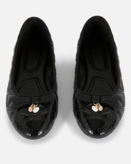 PRIMARK- Ballerines matelassées avec nœud et breloques 39