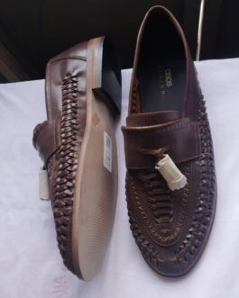 ASOS DESIGN – Mcassin tressés 42 marron