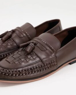 ASOS DESIGN – Mcassin tressés 42 marron